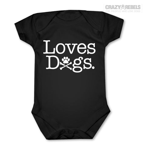 Loves Dogs Baby One Piece