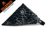 Wicked Web Silver Bandana (Nylon Collar Not Included)