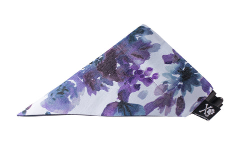 Watercolor Denim Bandana (Nylon Collar Not Included) - L