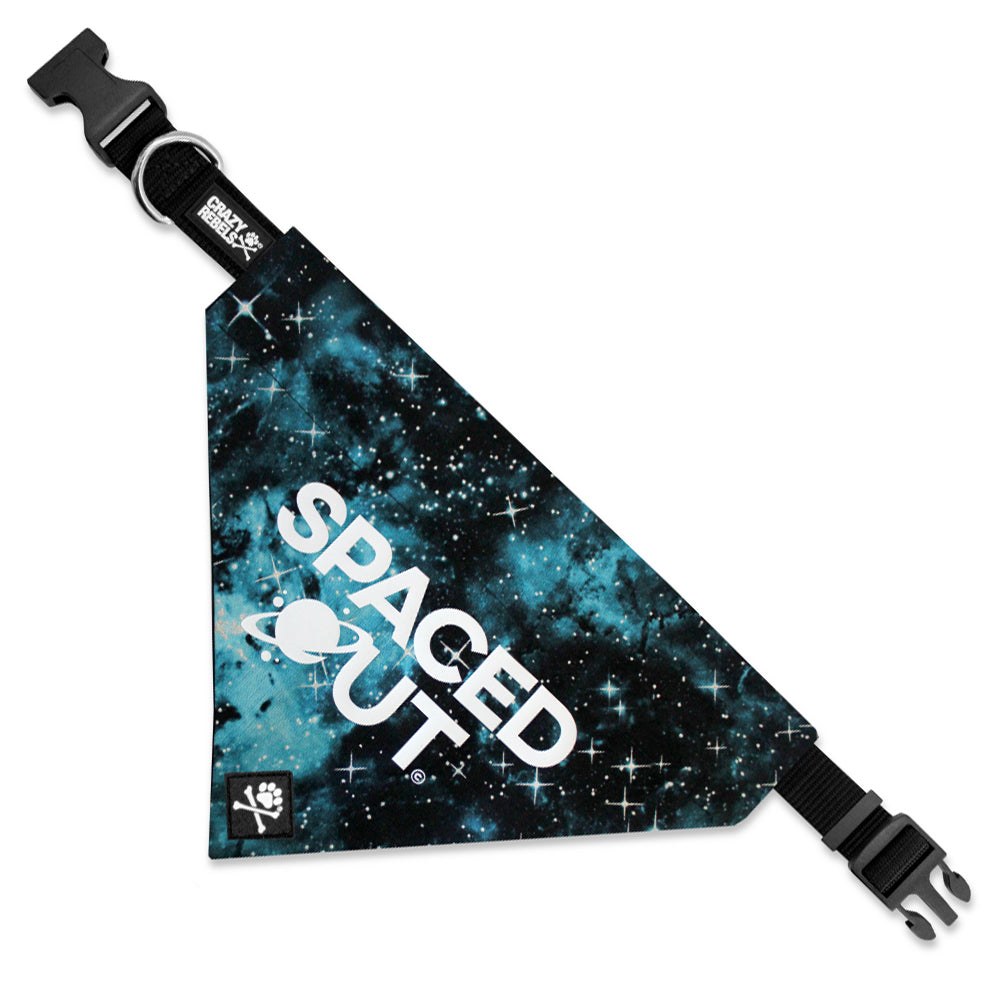 Spaced Out Bandana (Nylon Collar Not Included) - L