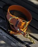 AMBERWICK Kyon Two-Tone Collar + Leash Set