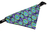 Perfect Peacock Bandana (Nylon Collar Not Included)