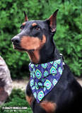 Perfect Peacock Bandana (Nylon Collar Not Included)