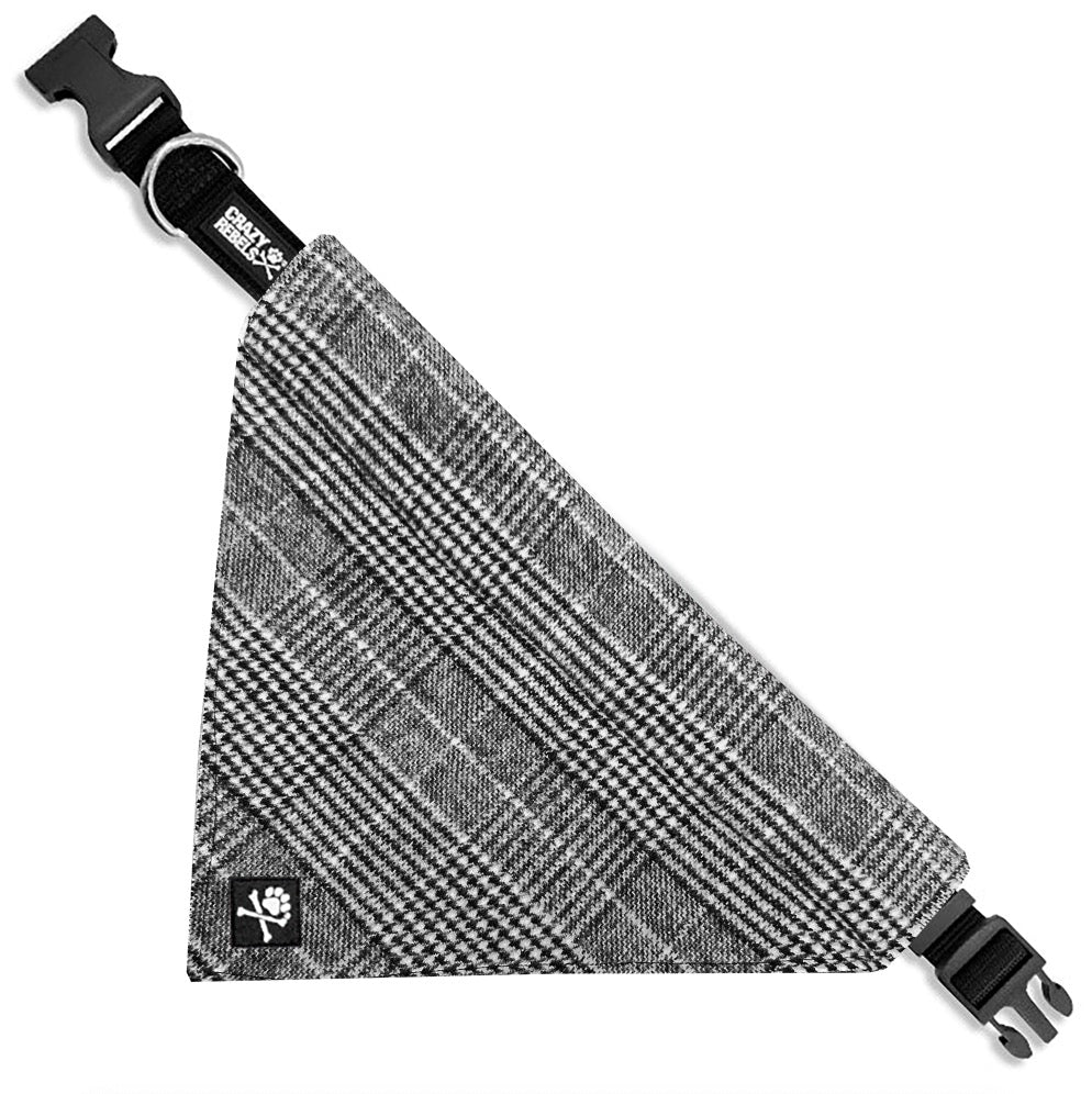 Sherpa Plaid Couture Bandana (Nylon Collar Not Included)