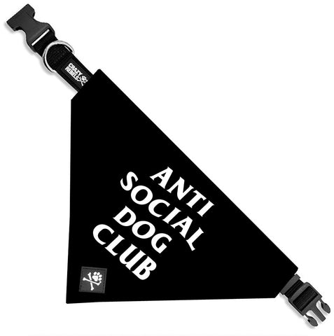 Anti Social Dog Club Bandana - (Nylon Collar Not Included)