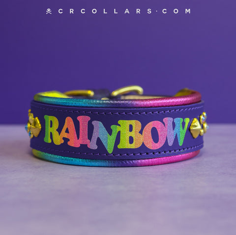 Rainbow Avalanche Kustom Collar