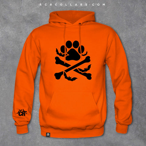 Haunted Unisex Hoodie (Neon Orange)