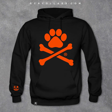 Jack-o-Paw Print Unisex Hoodie