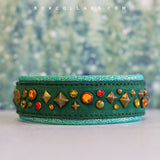 Green Suede Avalanche Collar