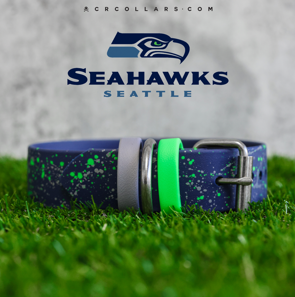 Seahawks Splatter Kyon Collar