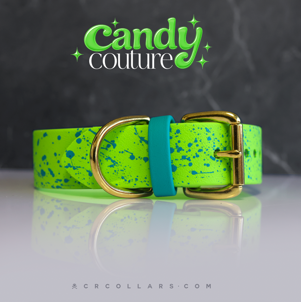 Atomic Lime Kyon Splatter Collar