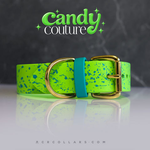 Atomic Lime Kyon Splatter Collar