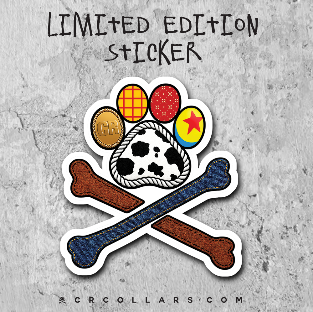 LIMITED EDITION Cowboy Paw Sticker