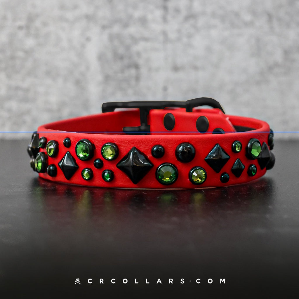 Watermelon Kyon Avalanche Collar, 12" - 14"