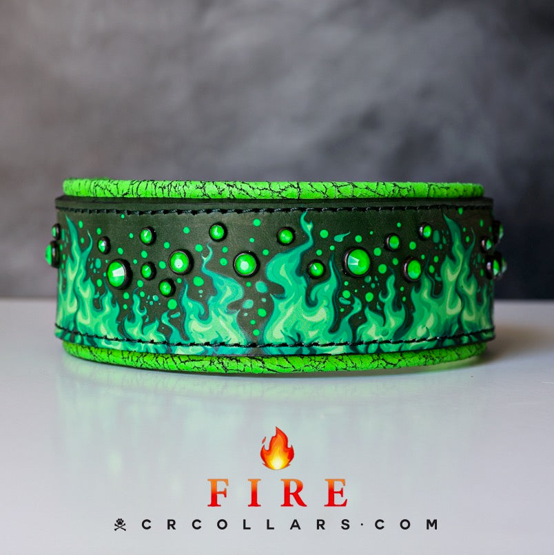Radioactive Inferno Collar, 17" - 19"