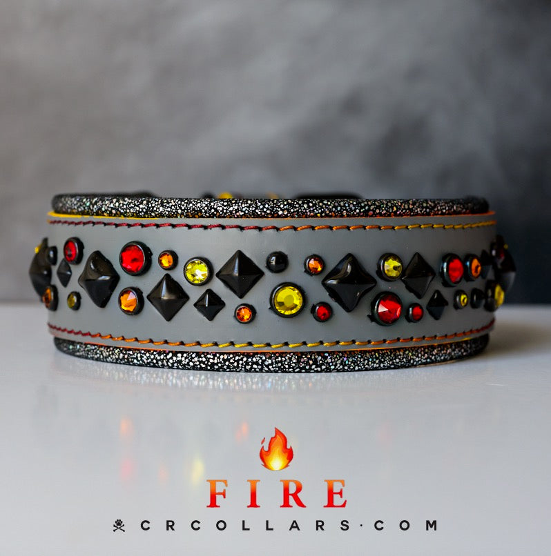 Bonfire Avalanche Luxe Collar, 17" - 19"