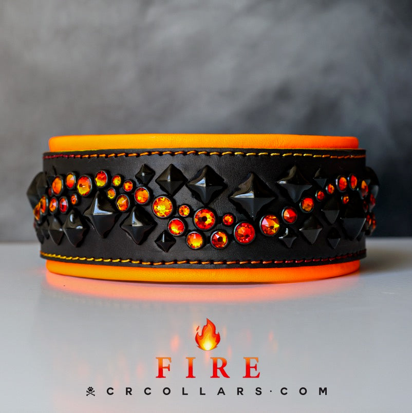 Inferno Illusion Collar, 17" - 19"