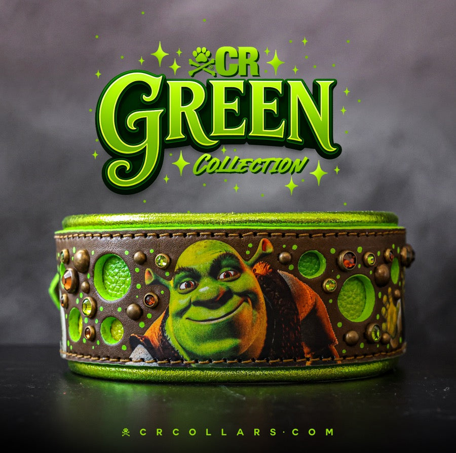 Shrek Deathpool X Collar, 15" - 17"