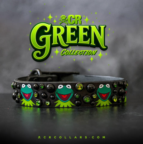 Kermit Deathpool Collar, 12" - 14"