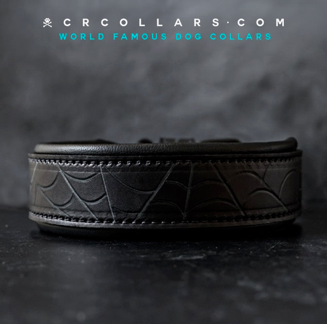 Dark Web Carved Collar, 16" - 18"