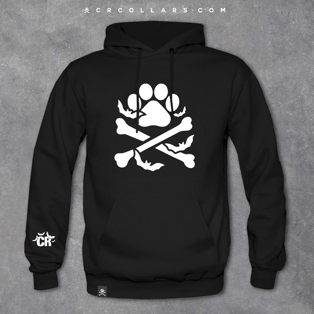 Haunted Unisex Hoodie (Black / White)