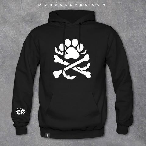 Haunted Unisex Hoodie (Black / White)