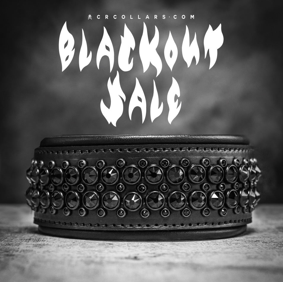 Blackout Belladonna Collar, 19" - 21"