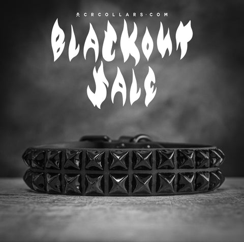 Blackout Triumph Collar, 13" - 15"