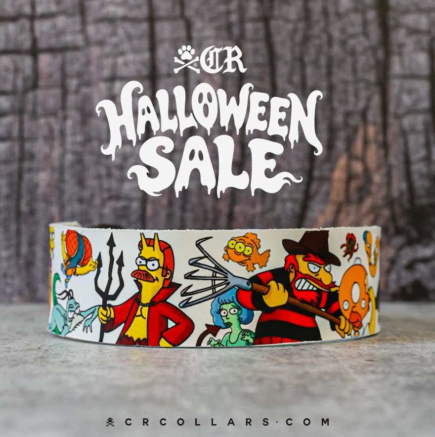 Treehouse of Horror Kustom Collar, 13" - 15"