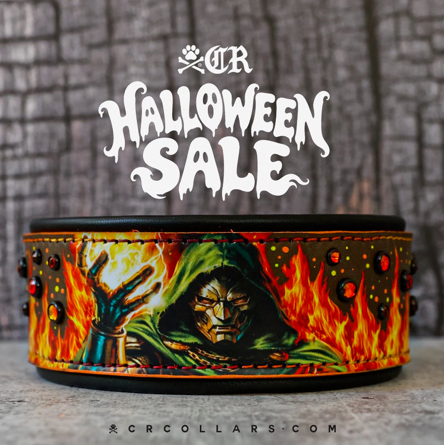Dr. Doom Inferno Collar, 16" - 18"