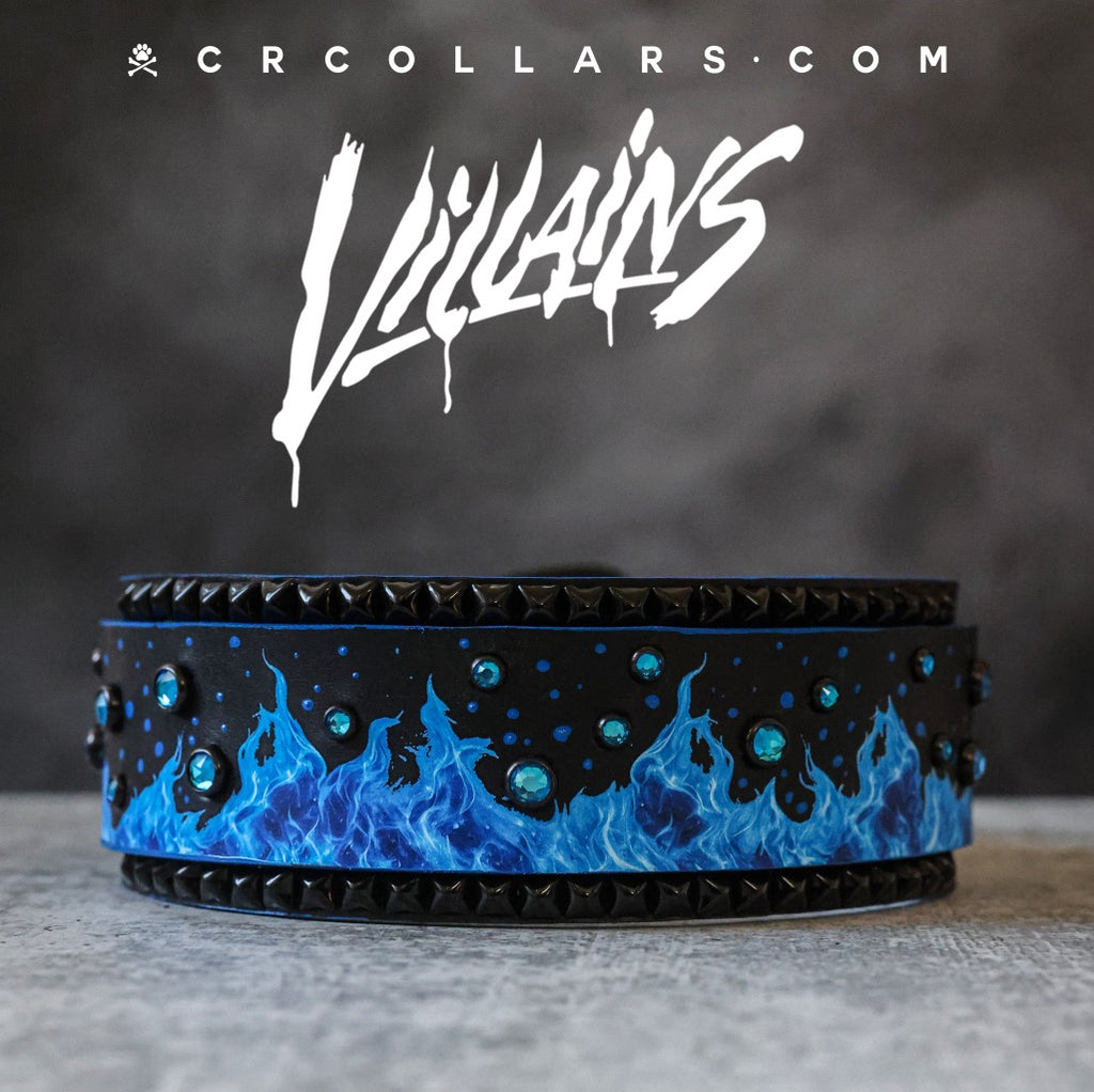 Hades Pyro Double Collar, 16" - 18"