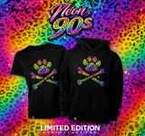 Neon '90s Unisex Hoodie