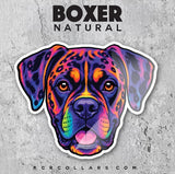 Neon 90s Breed Love Sticker - Dogs
