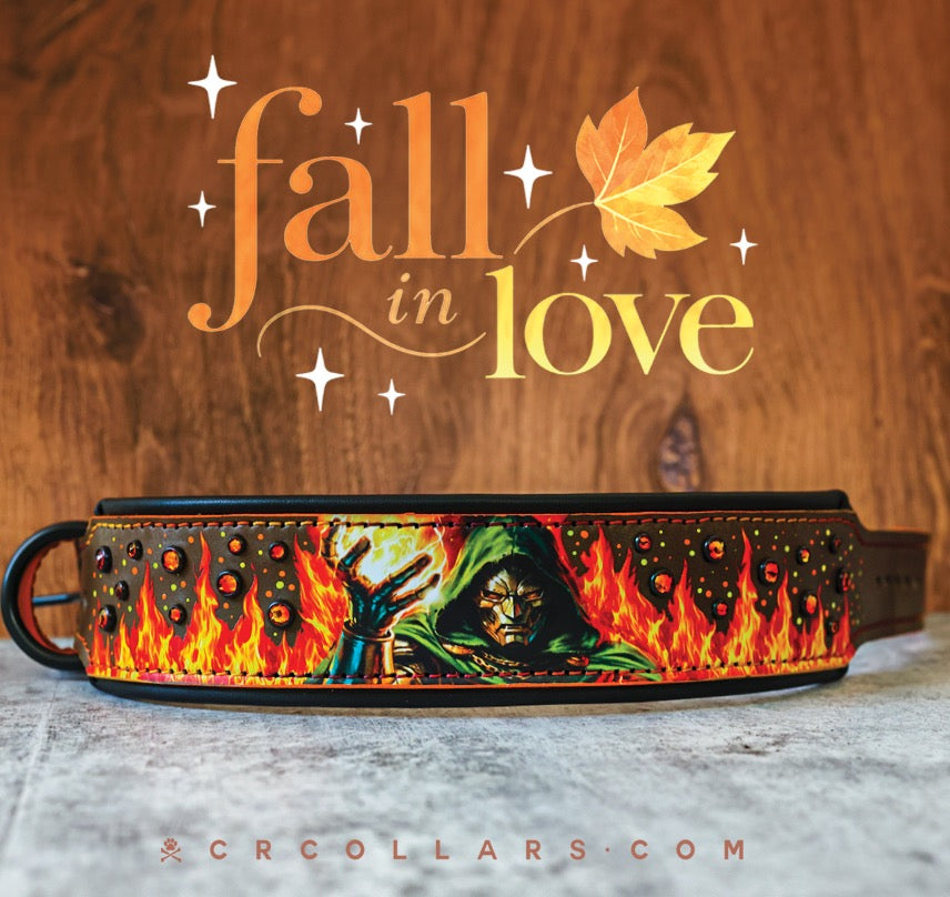 Dr. Doom Inferno Collar, 16" - 18"