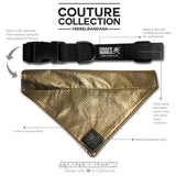 Gold Digger Bandana (Nylon Collar Not Included) - L