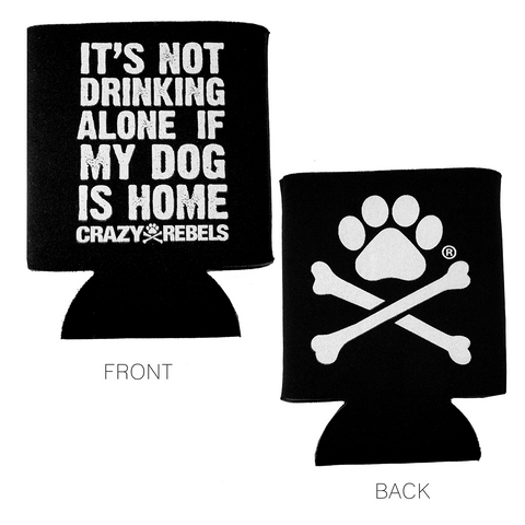 Never Alone Drink Koozie