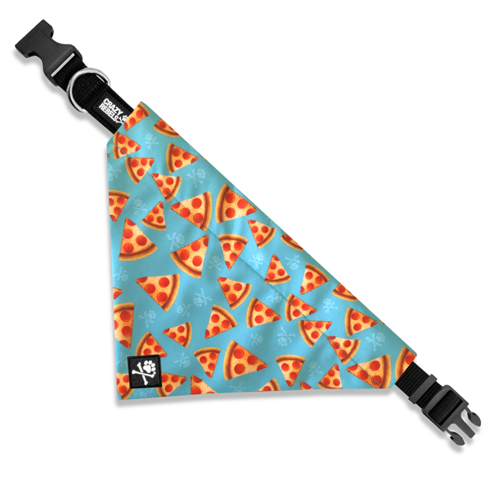 Pizza Party Bandana (Nylon Collar Not Included)