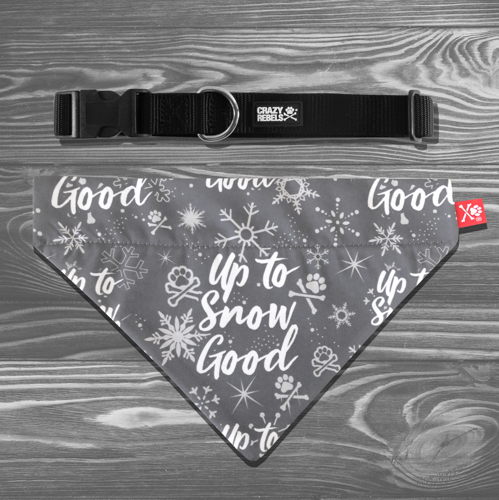 Up To Snow Good Bandana (Nylon Collar Not Included)