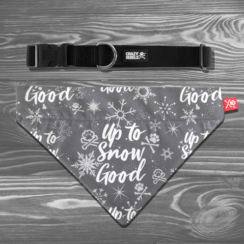 Up To Snow Good Bandana (Nylon Collar Not Included)