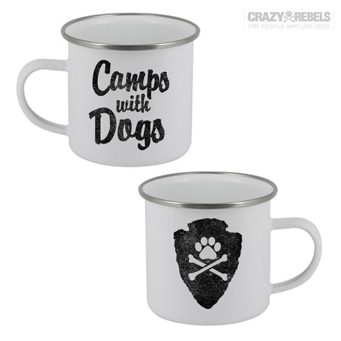 Camps With Dogs Camping Mug