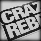 Crazy Rebels Logo Sticker