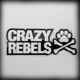 Crazy Rebels Logo Sticker
