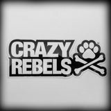 Crazy Rebels Logo Sticker