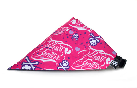 Heartbreaker Bandana (Nylon Collar Not Included) - XS