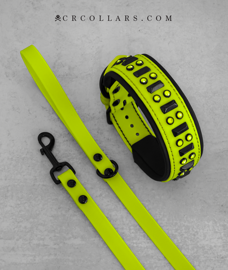 NEON YELLOW Kyon Matix Luxe Collar