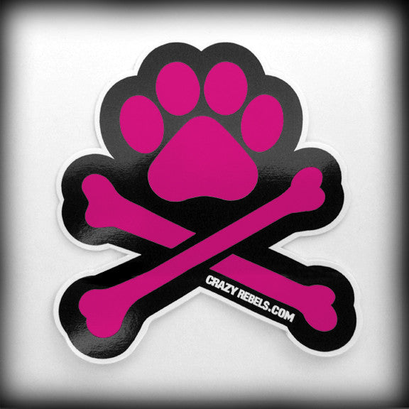 Pink Paw Sticker