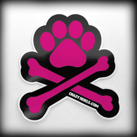 Pink Paw Sticker