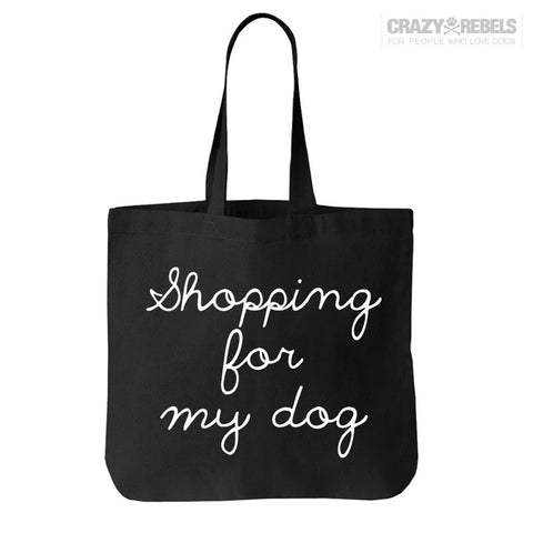 Shopping For My Dog Tote Bag