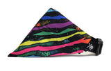 Electric Zebra Bandana (Nylon Collar Not Included)